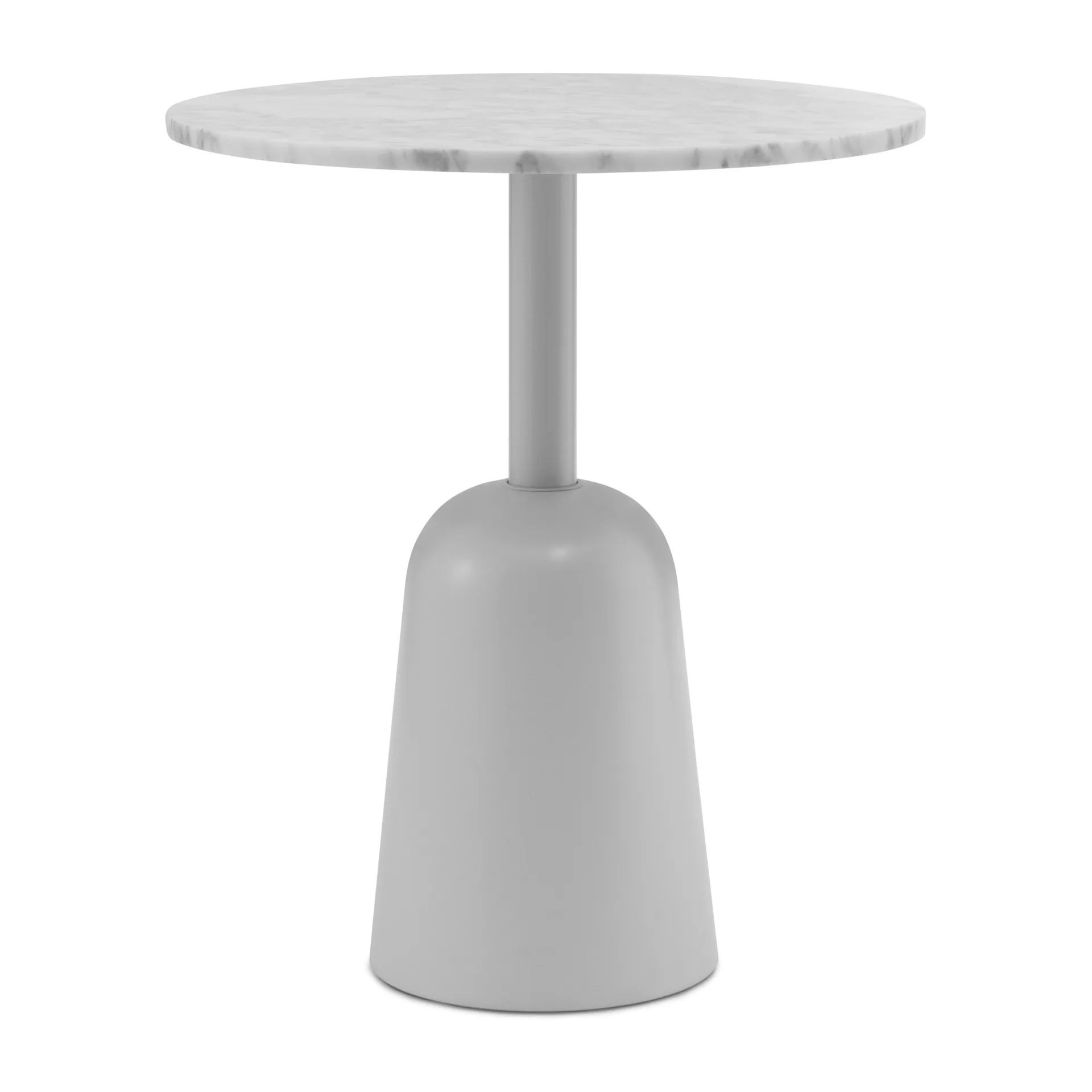 Tavolo regolabile Turn Ø 55 cm, Marmo bianco Normann Copenhagen