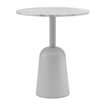 Tavolo regolabile Turn Ø 55 cm - Marmo bianco - Normann Copenhagen