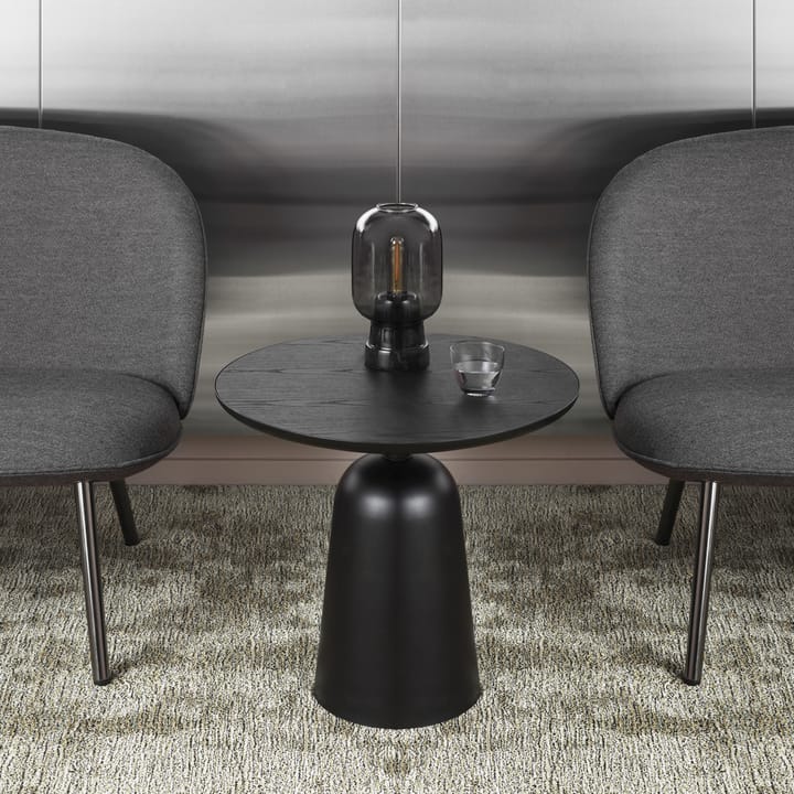 Tavolo regolabile Turn Ø 55 cm, Nero Normann Copenhagen