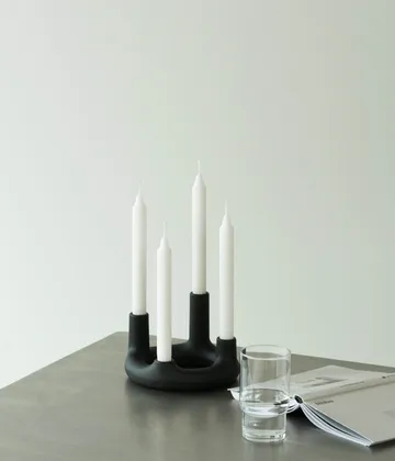 Trin candeliere - Nero, Ø17,7x11,8 cm - Normann Copenhagen