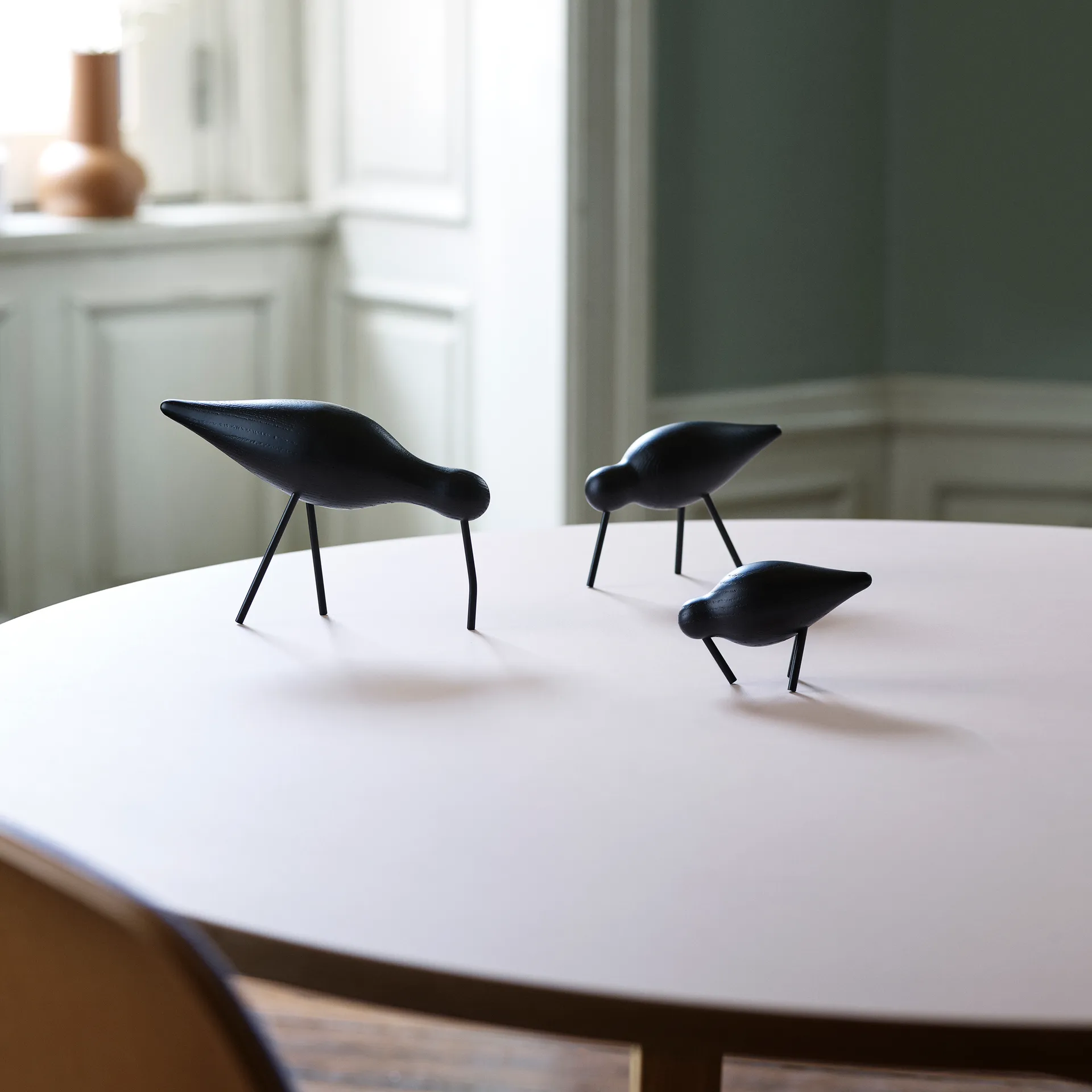 Uccello trampoliere nero, grande Normann Copenhagen
