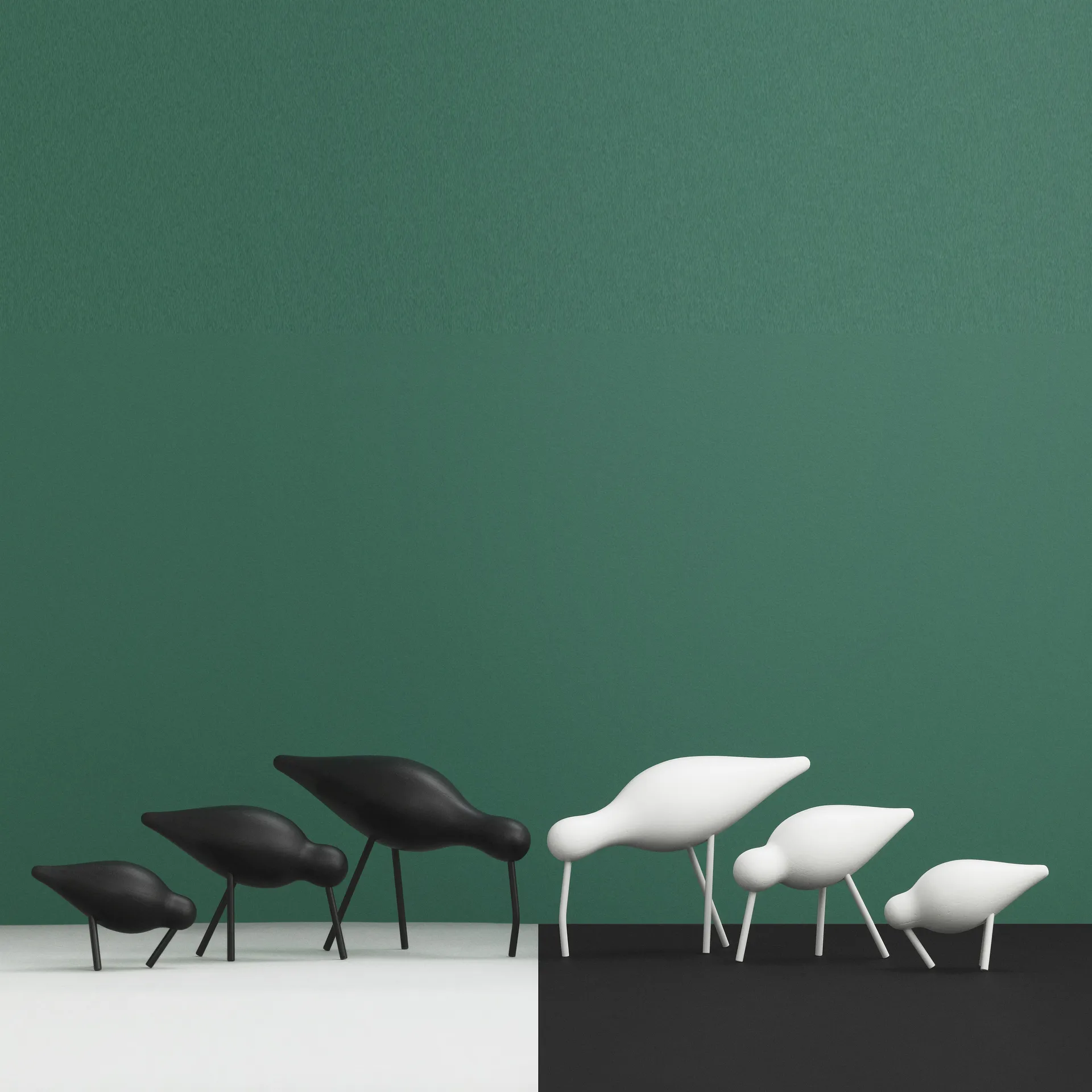 Uccello trampoliere nero, piccolo Normann Copenhagen