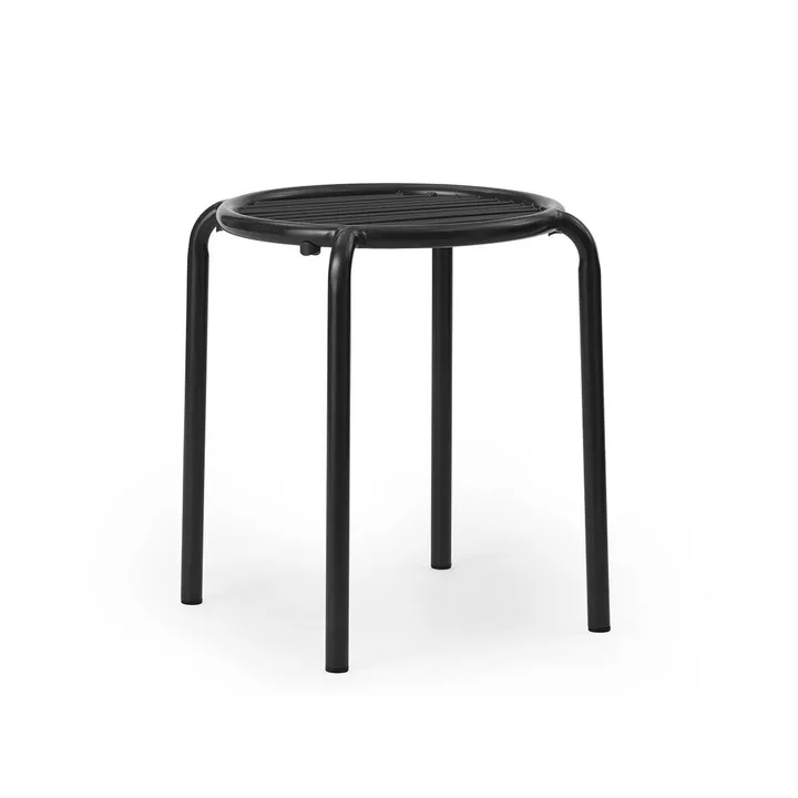 Vig sgabello rotondo - Nero, Ø41x46 cm - Normann Copenhagen
