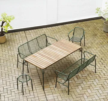Vig sgabello rotondo - Verde, Ø41x46 cm - Normann Copenhagen