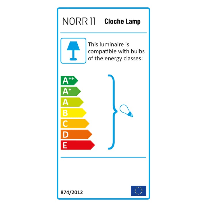 Lampada a sospensione Clande One - bianco - NORR11