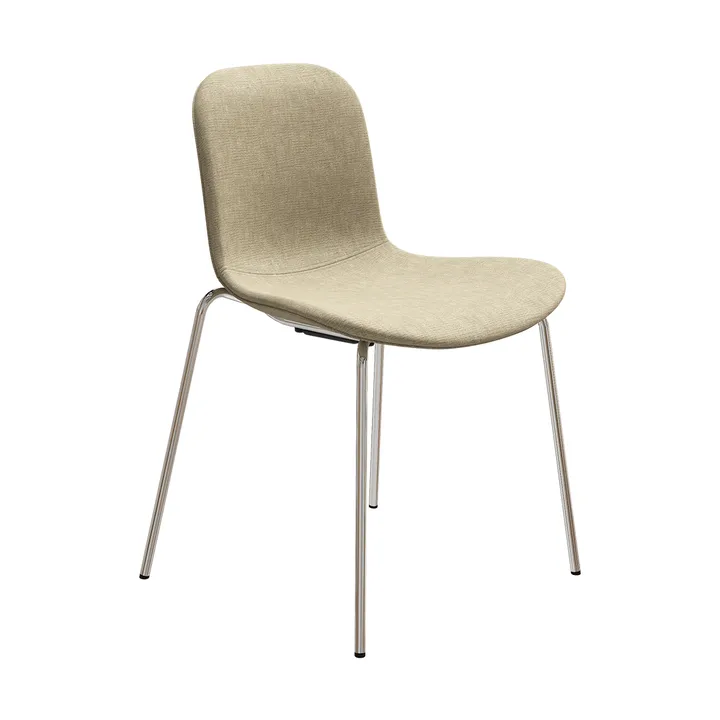 Langue sedia - Tessuto Mumble Col 26-telaio cromato - NORR11