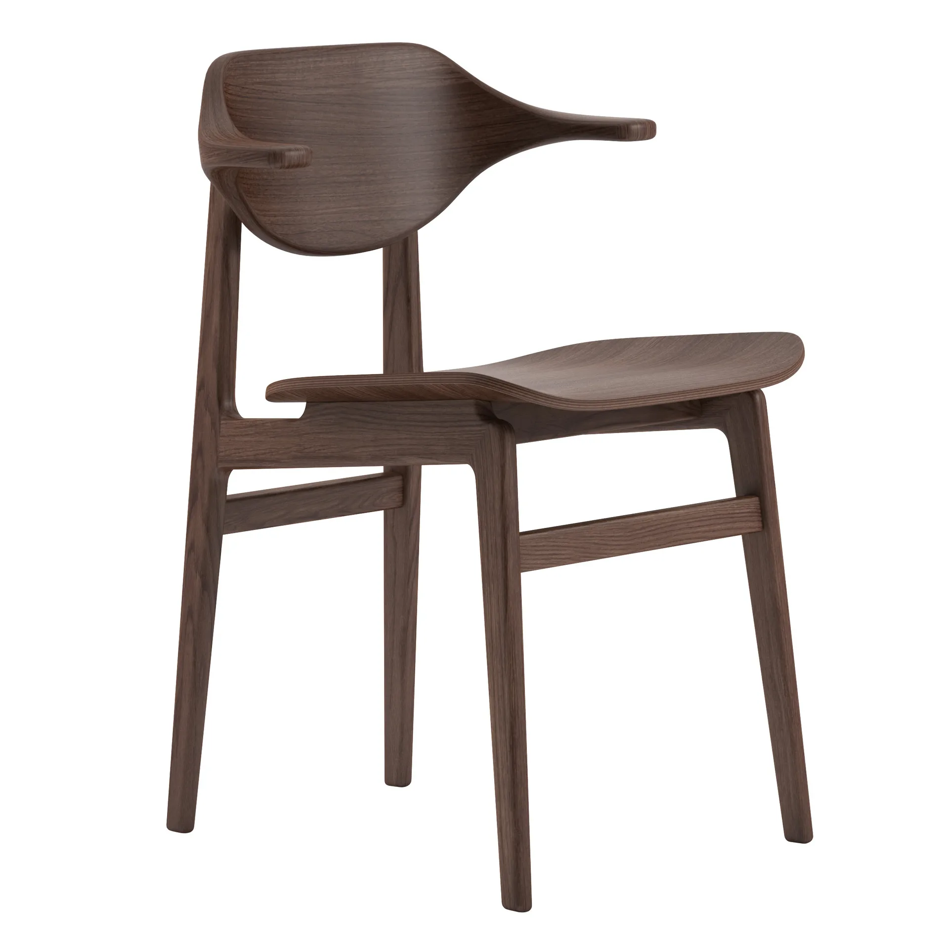 Sedia Buffalo, Rovere affumicato scuro NORR11