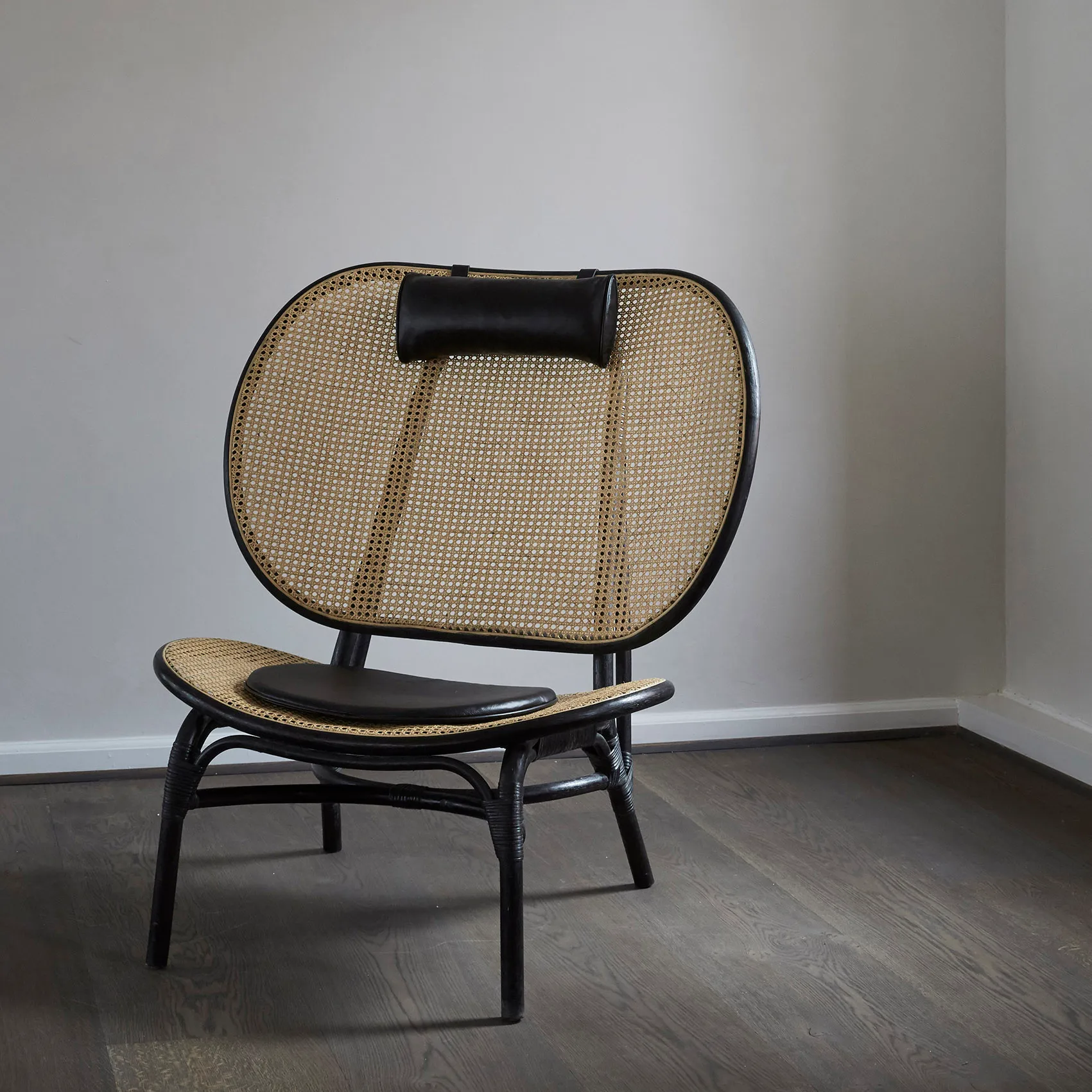 Sedia da salotto Nomad, Nero NORR11
