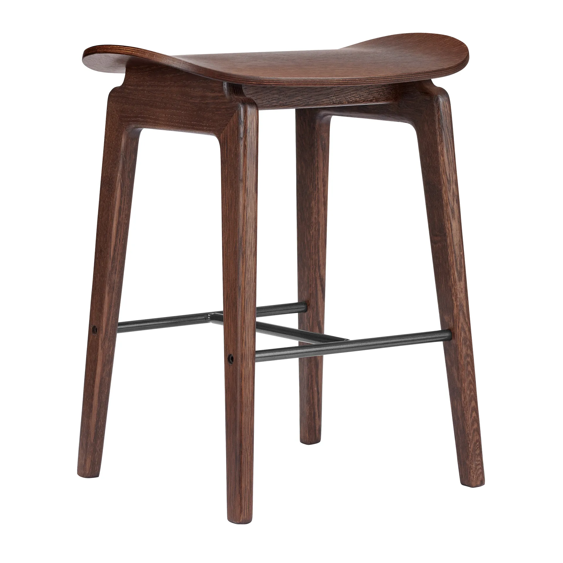 Sgabello NY11 , Rovere affumicato scuro NORR11
