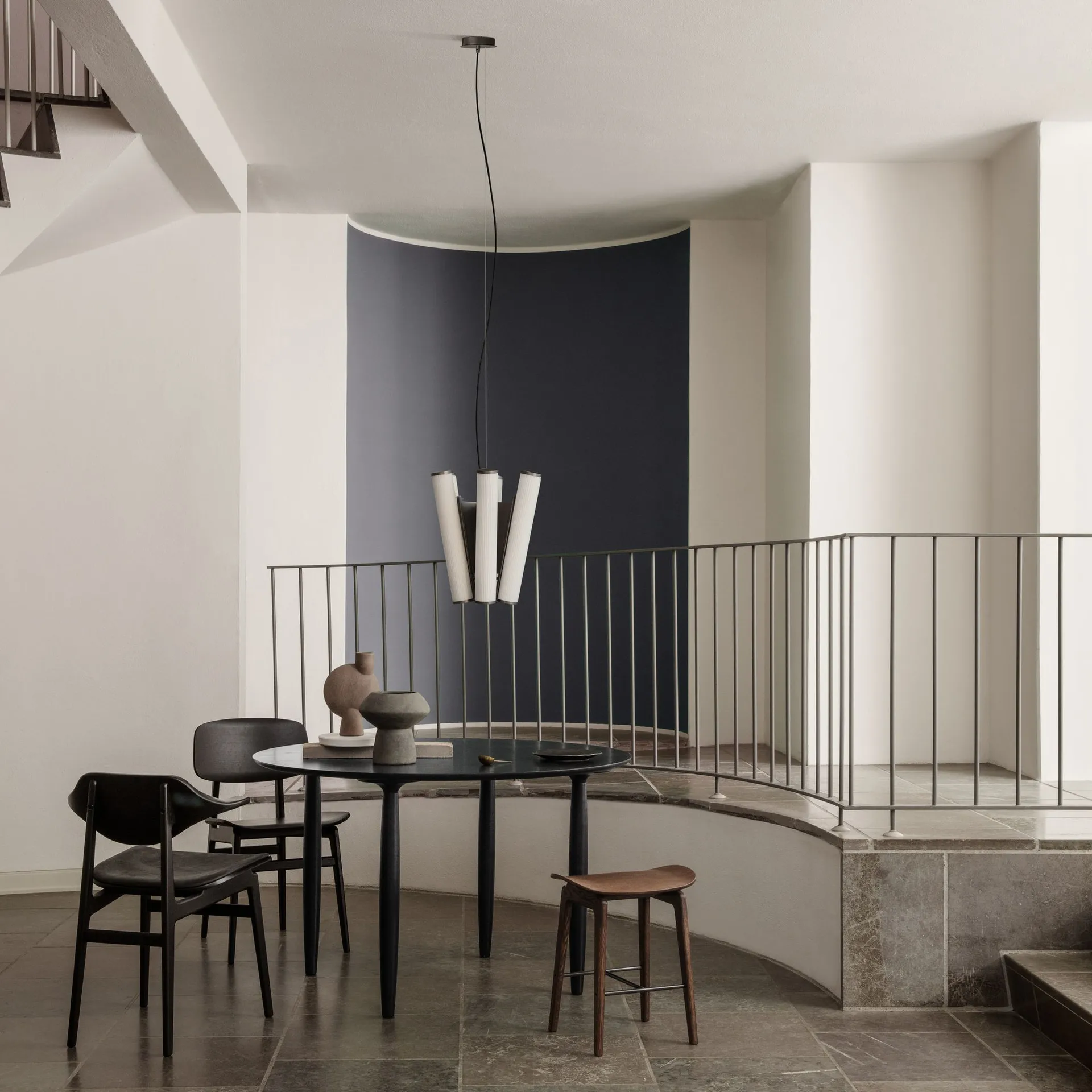 Sgabello NY11 , Rovere affumicato scuro NORR11