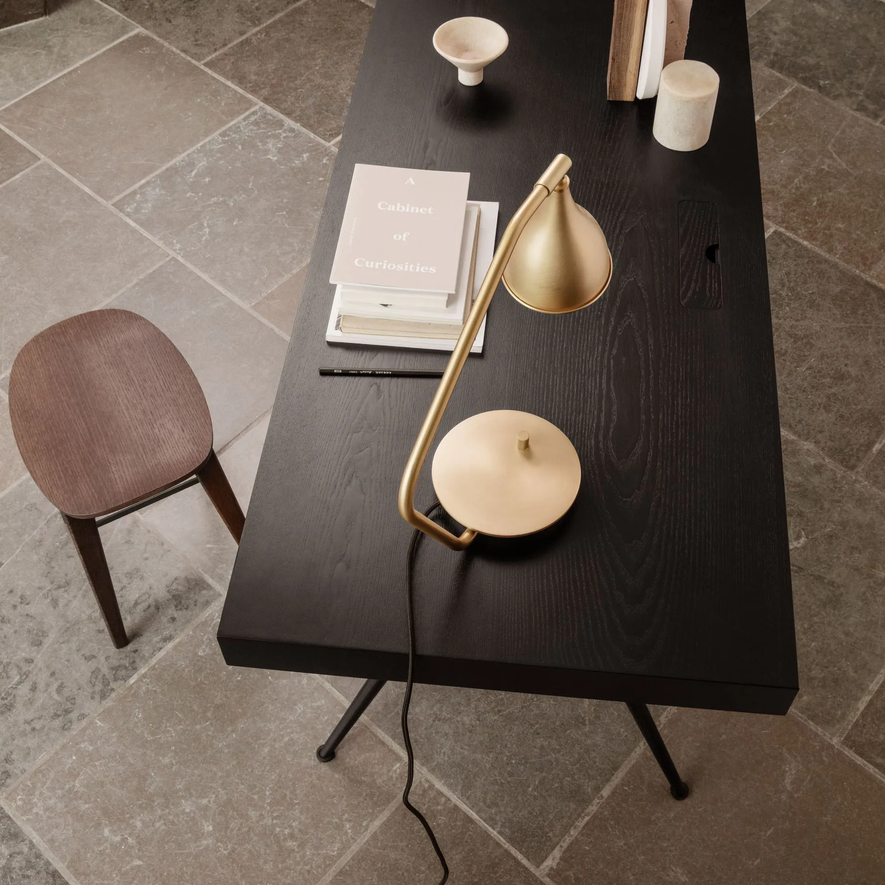 Sgabello NY11 , Rovere affumicato scuro NORR11