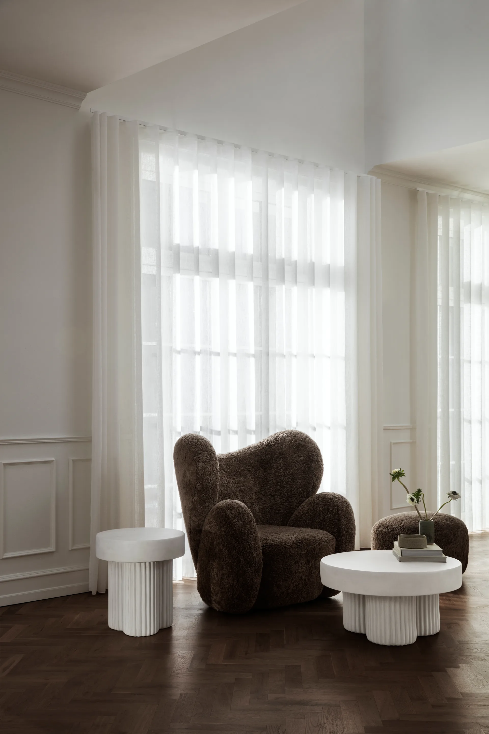 Tavolino da caffè basso Gear Ø 70 cm, Chai, Ø70 cm NORR11