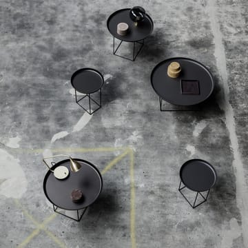 Tavolino da caffè Duke, medio - Earth black (nero) - NORR11