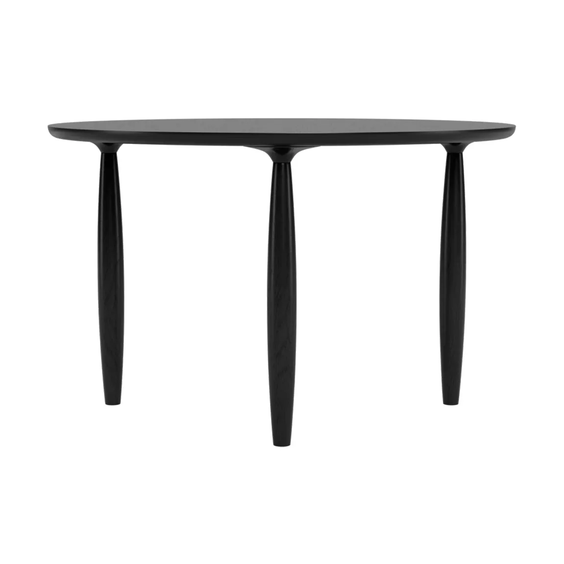 Tavolo da pranzo Oku, Rovere nero, Ø120 cm NORR11