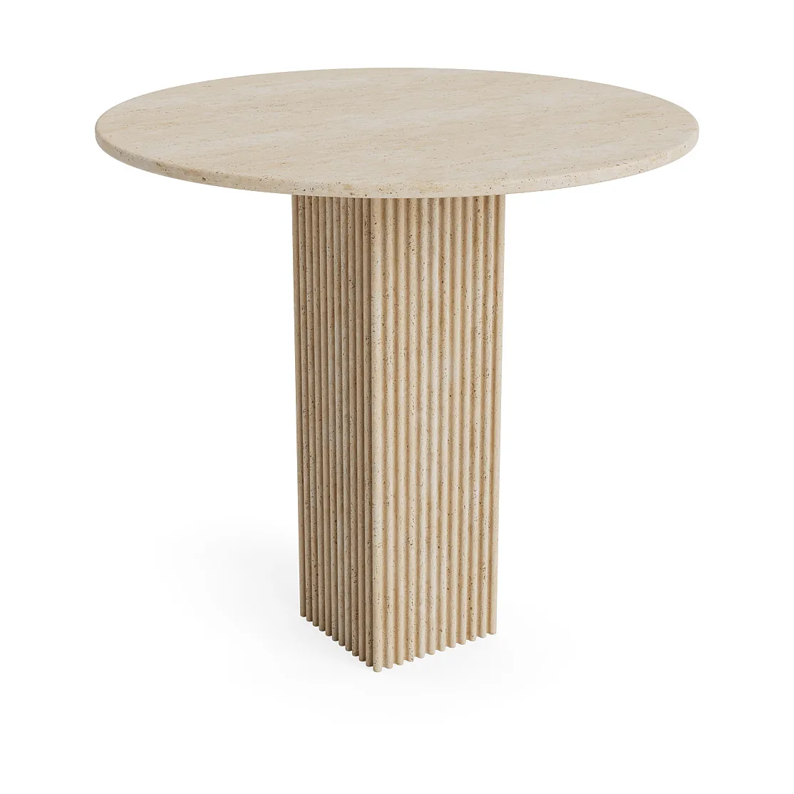 Tavolo da pranzo Soho, Beige, Ø80 cm NORR11