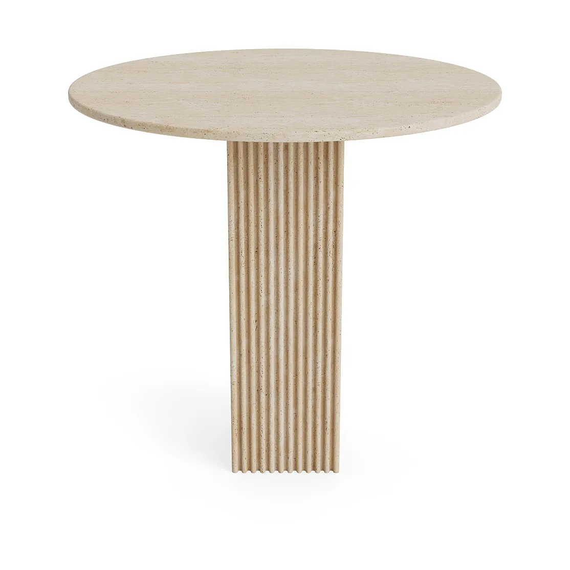 Tavolo da pranzo Soho, Beige, Ø80 cm NORR11