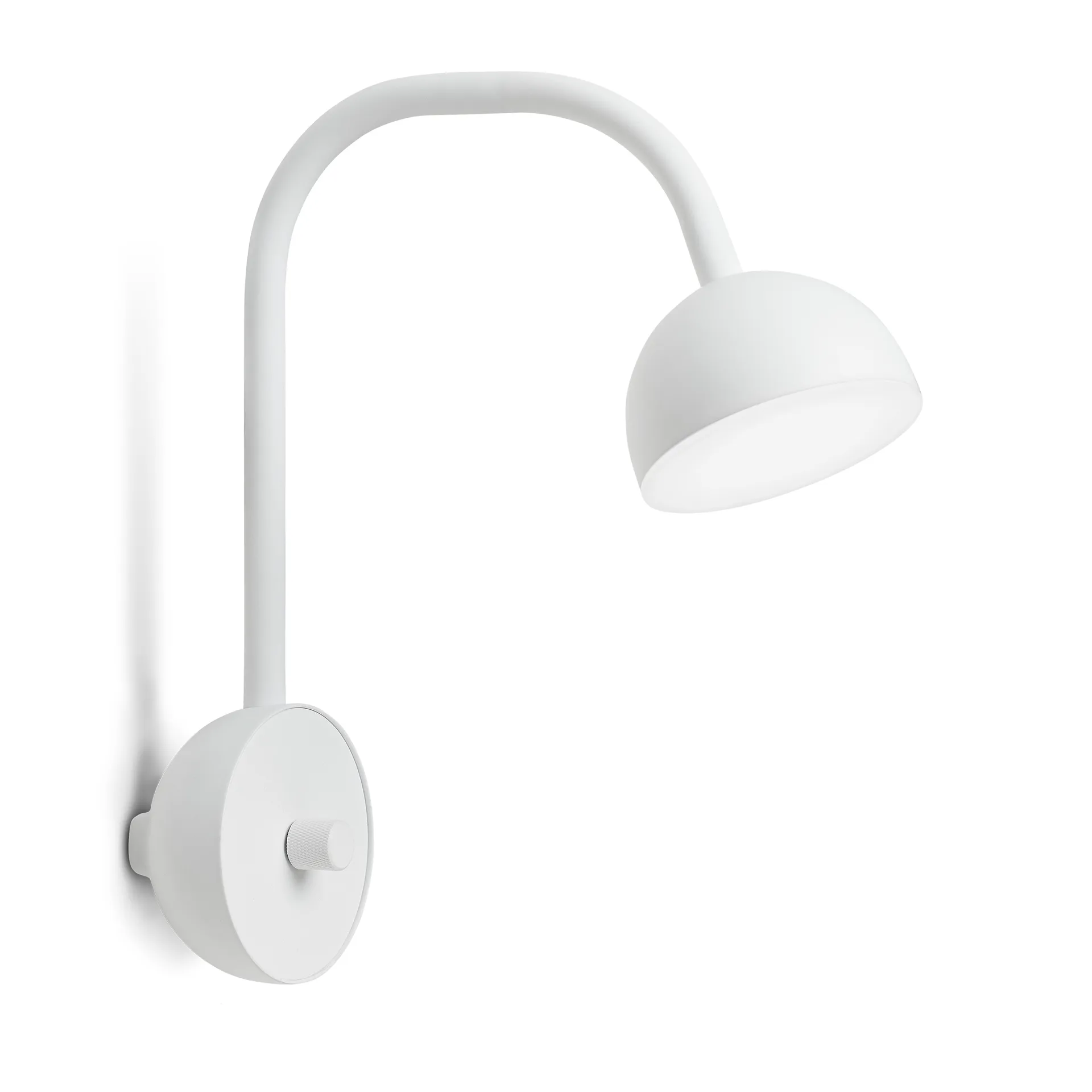 Lampada da parete Blush, Bianco opaco Northern