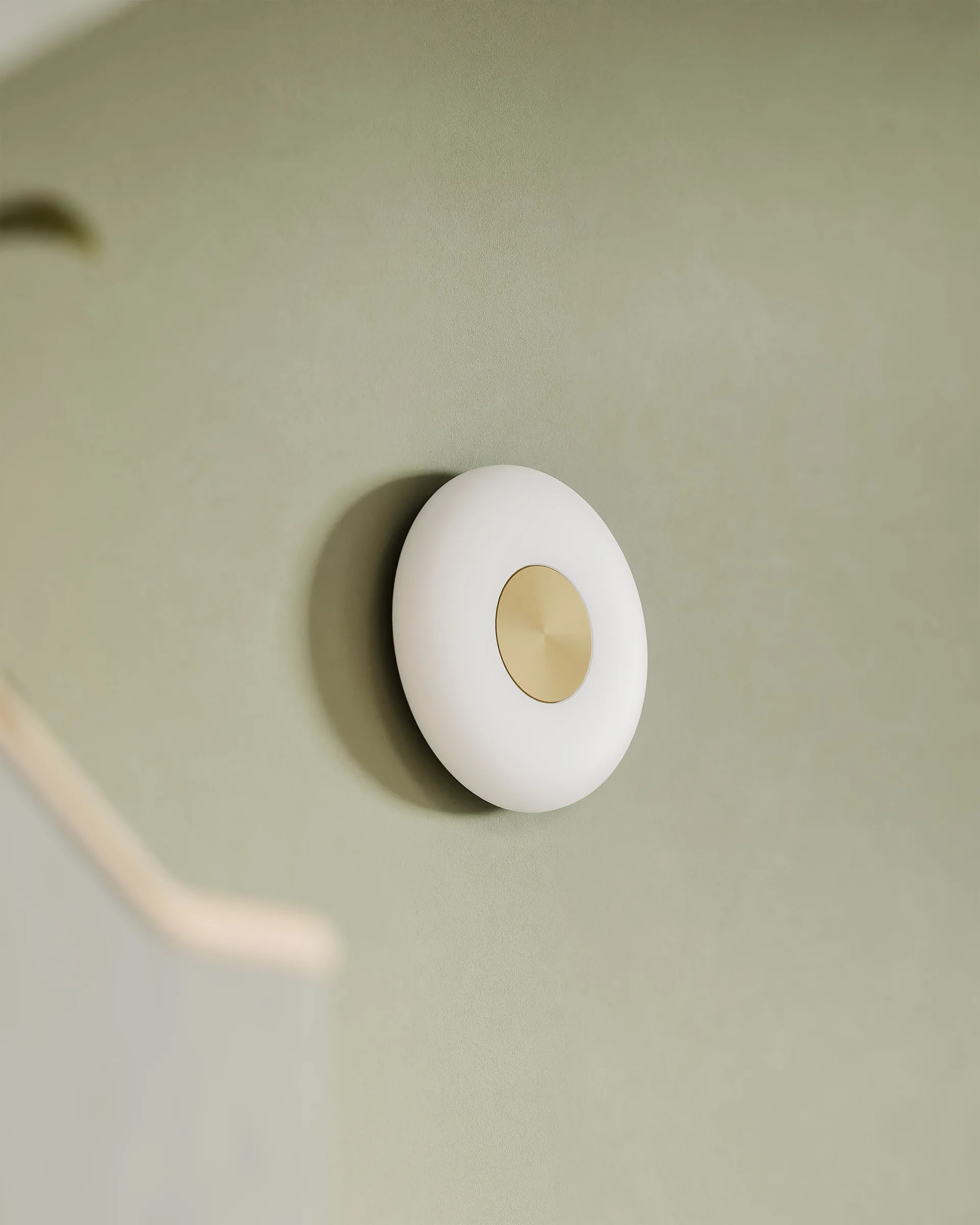 Lampada da parete Glitter Ø25 cm, Opalglas bianco Northern