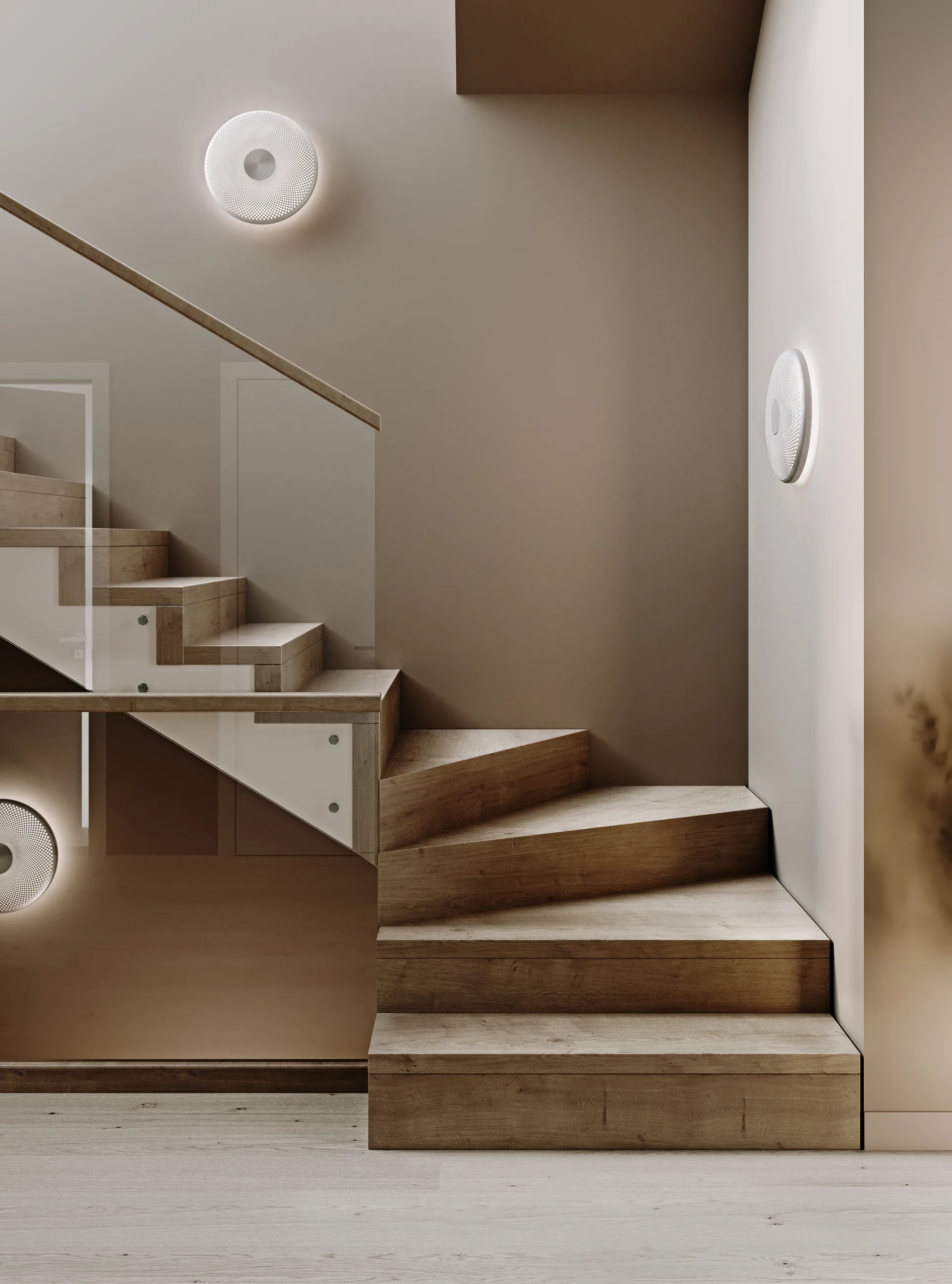 Lampada da parete Glitter Ø 36 cm, Bianco Northern