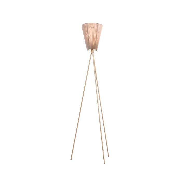 Lampada da pavimento Oslo Wood - beige, base beige - Northern