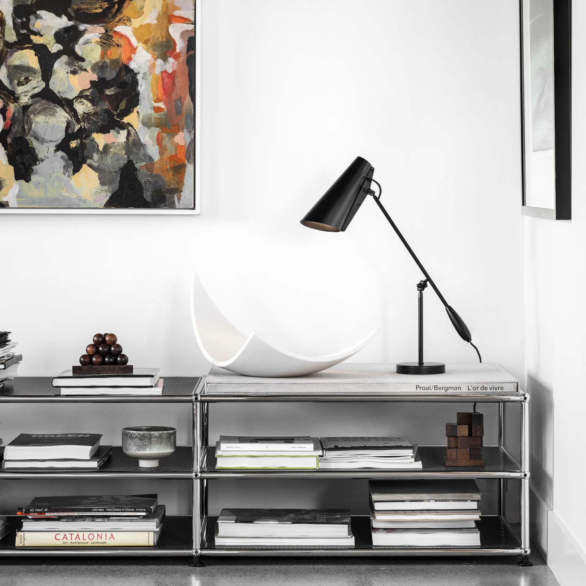 Lampada da tavolo Bird, nero Northern