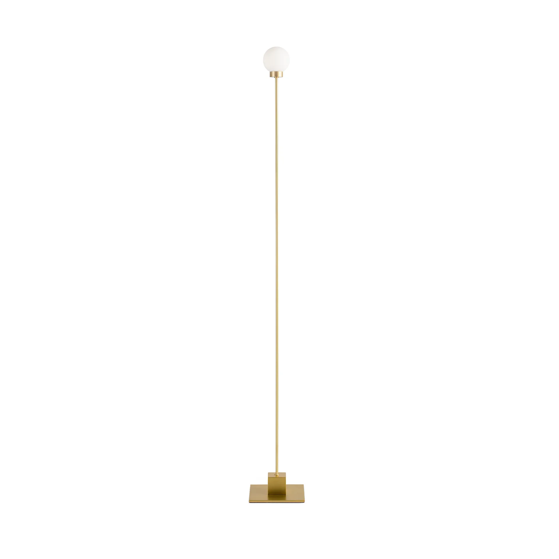 Lampada da terra Snowball 117 cm, Brass Northern