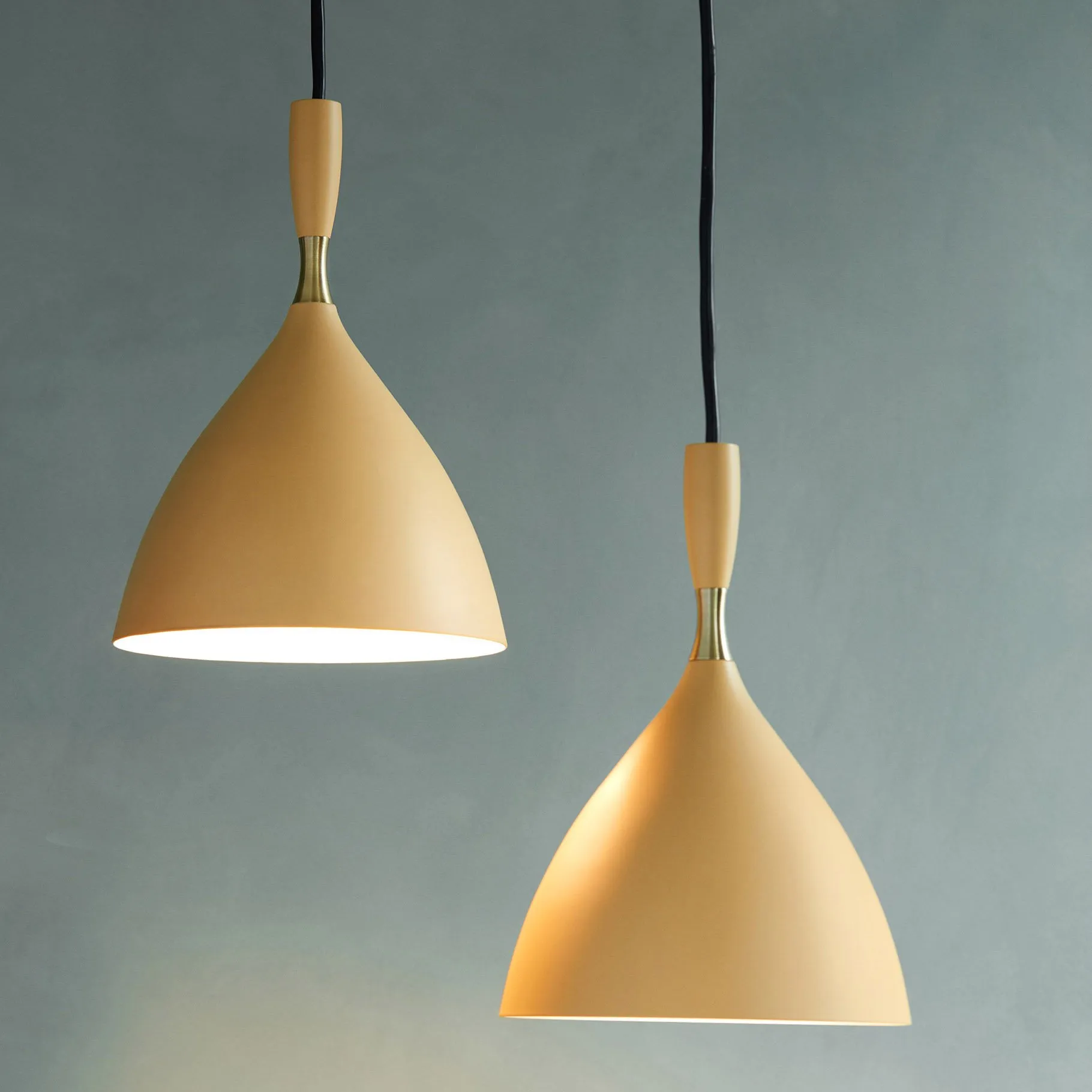 Lampadario Dokka , giallo chiaro Northern