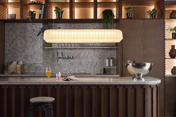 Lampadario Tradition linear 120 cm - Bianco - Northern