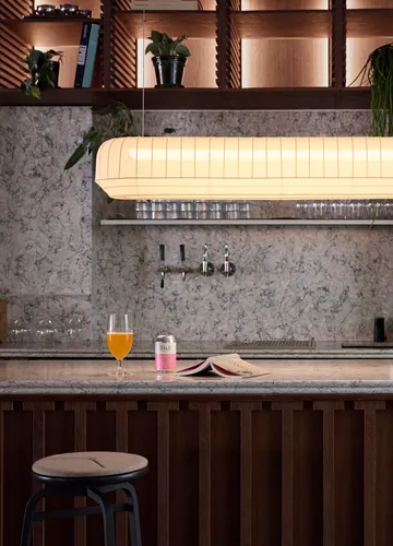 Lampadario Tradition linear 120 cm - Bianco - Northern