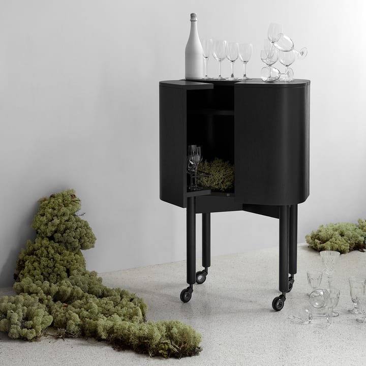 Mobile bar su ruote Loud , Nero Northern