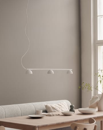 Plafoniera Blush Rail 3 - Bianco opaco - Northern