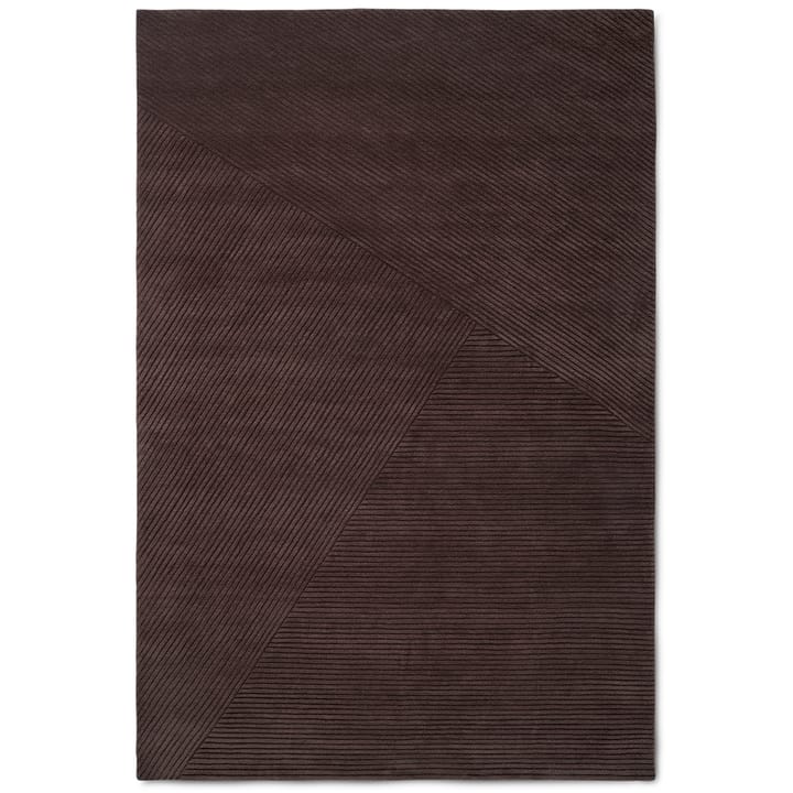 Tappeto Row grande 200x300 cm, Marrone scuro