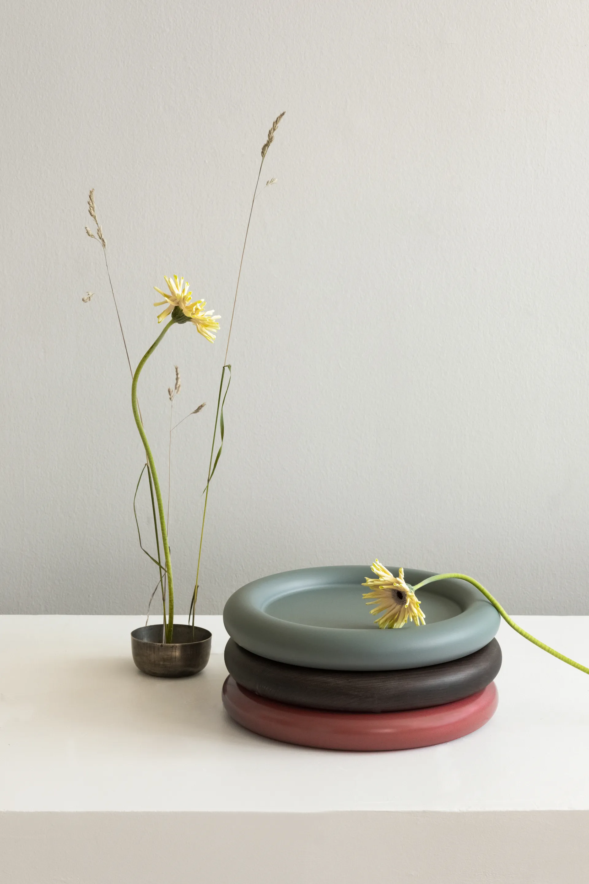 Vassoio Observe, Ø 32 cm, Verde polvere Northern