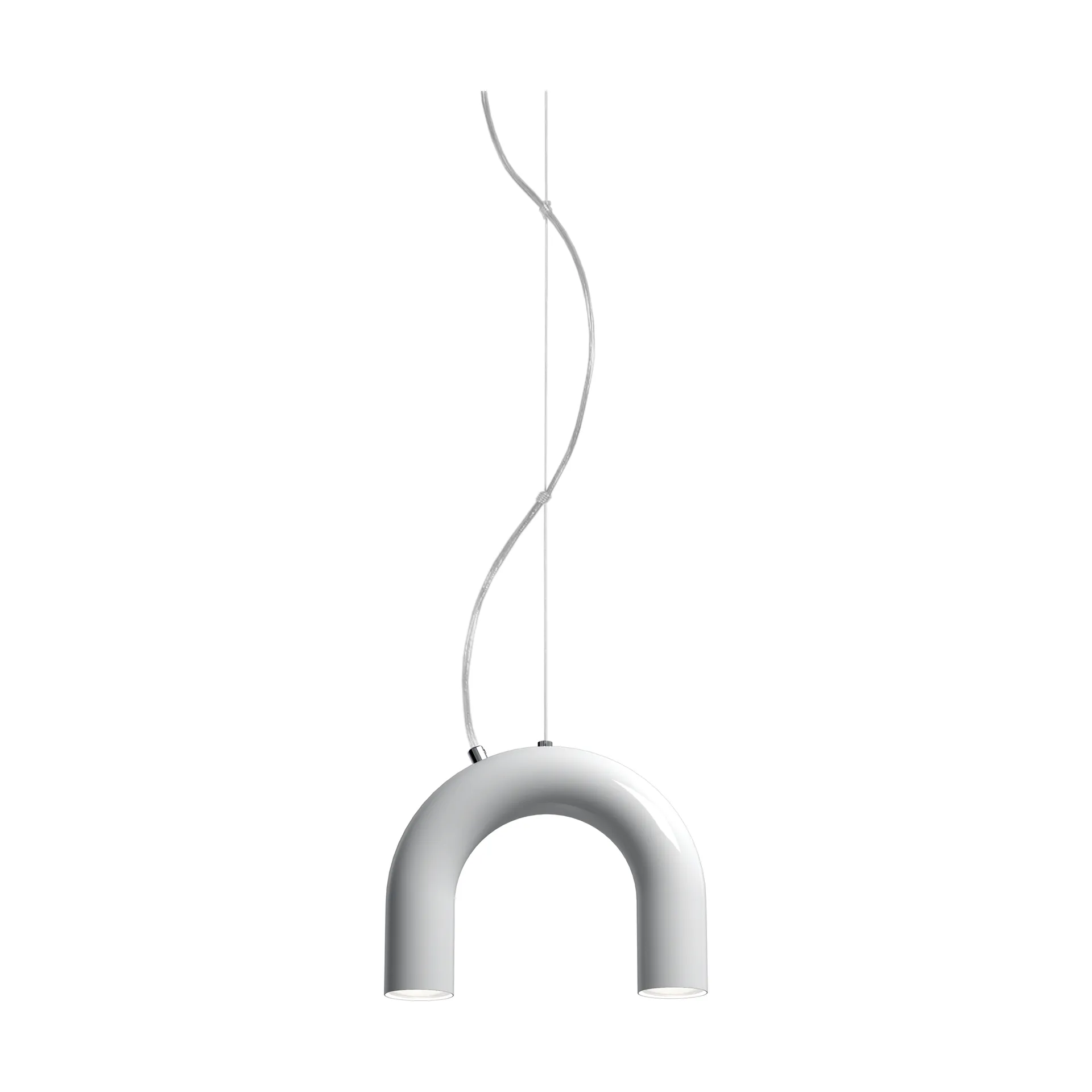 Arch single pendente, Bianco, 25,5 cm Oblure