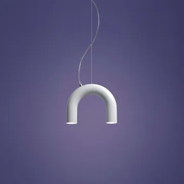 Arch single pendente - Bianco, 25,5 cm - Oblure