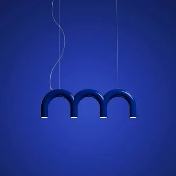 Arch triplette lampadario - Blue, 65,6 cm - Oblure