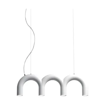 Arch triplette lampadario - White, 65,6 cm - Oblure