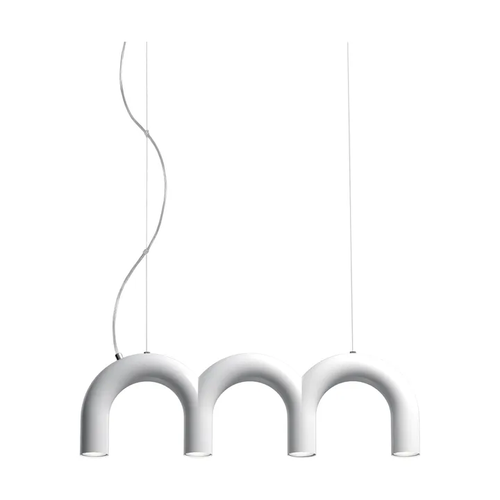 Arch triplette lampadario - White, 65,6 cm - Oblure