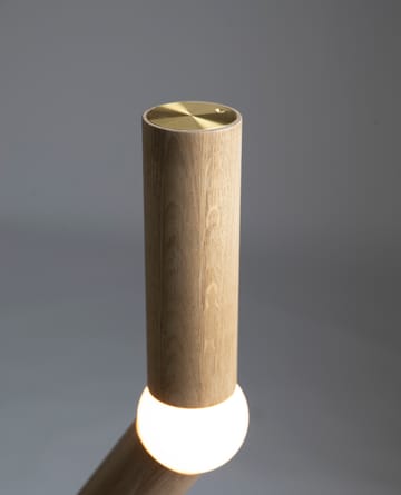 Lampada da pavimento Lightbone 124,3 cm - Rovere naturale - Oblure