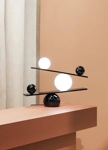 Lampada da tavolo Balance - Black, v2 - Oblure