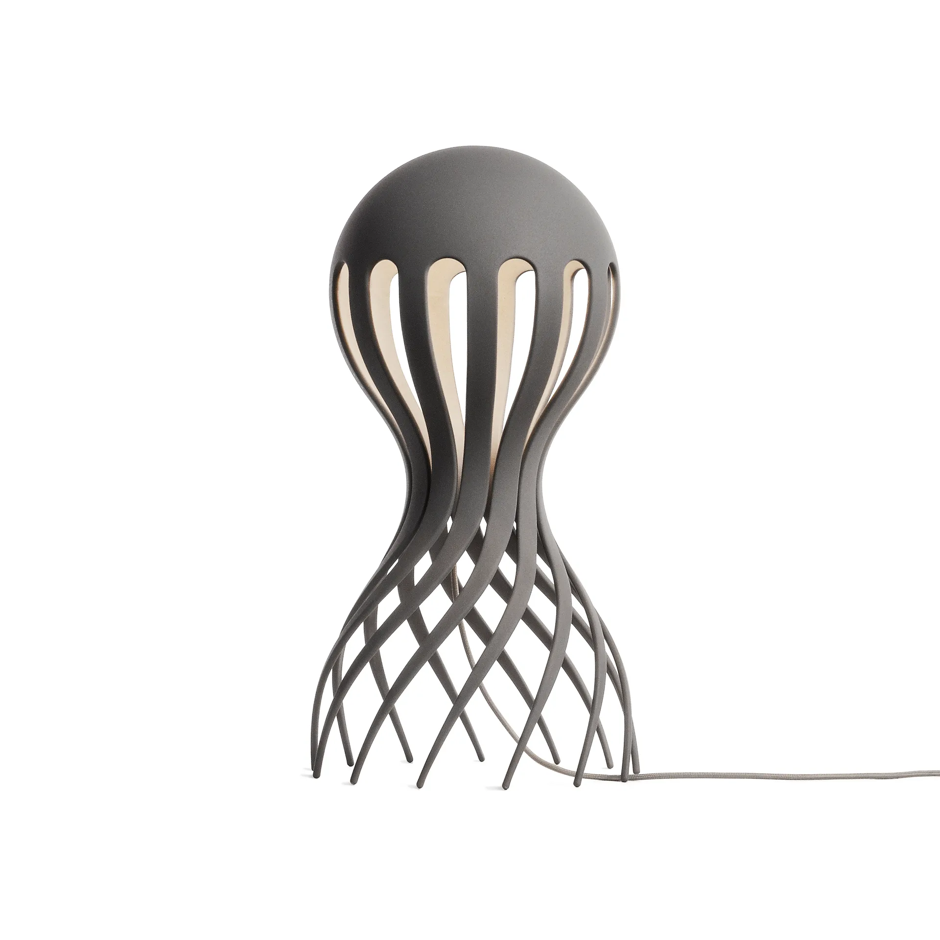 Lampada da tavolo Cirrata 44,4 cm, Grigio Oblure