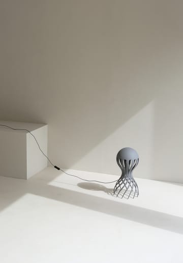 Lampada da tavolo Cirrata 44,4 cm - Grigio - Oblure
