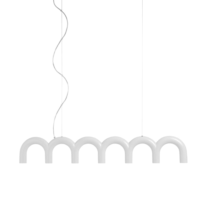 Lampadario Arch 125,6 cm - Bianco - Oblure