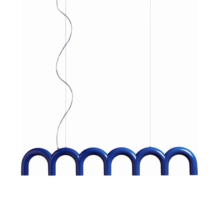 Lampadario Arch 125,6 cm - Blu - Oblure