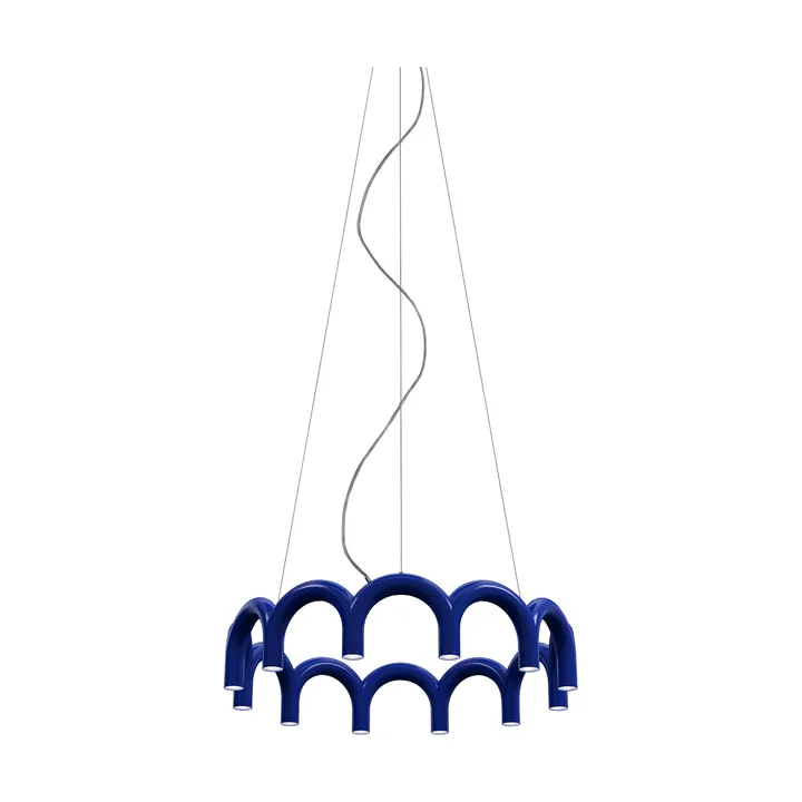 Lampadario Arch circle Ø 76 cm - Blue, Ø98 cm - Oblure