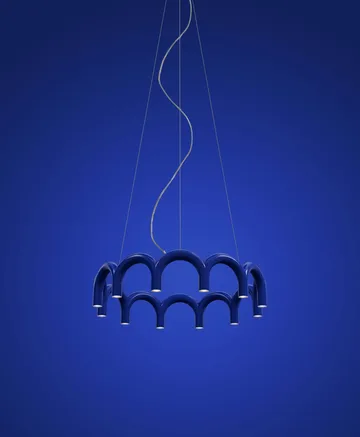 Lampadario Arch circle Ø 76 cm - Blue, Ø98 cm - Oblure