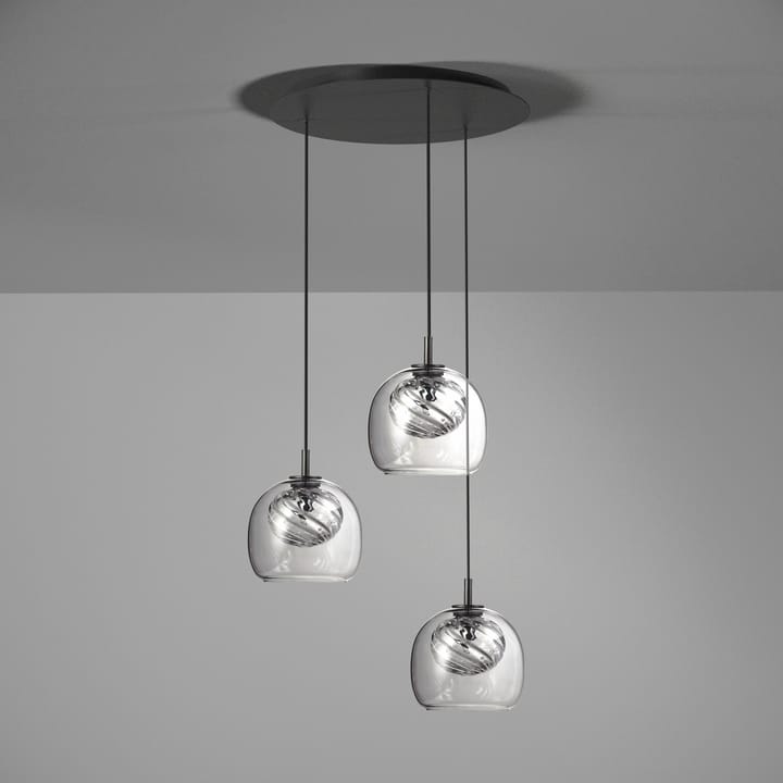 Lampadario Inside triplette - Grigio - Oblure