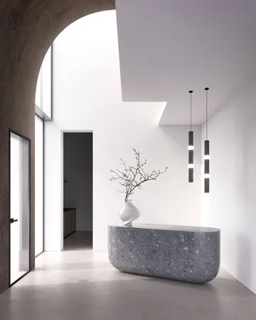 Lightbone lampada a sospensione - Large 83,6 cm, rovere nero - Oblure