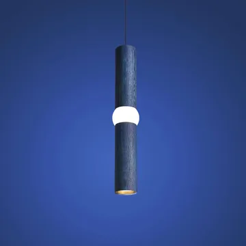 Lightbone lampada a sospensione - Medium 53,8 cm, blue oak - Oblure
