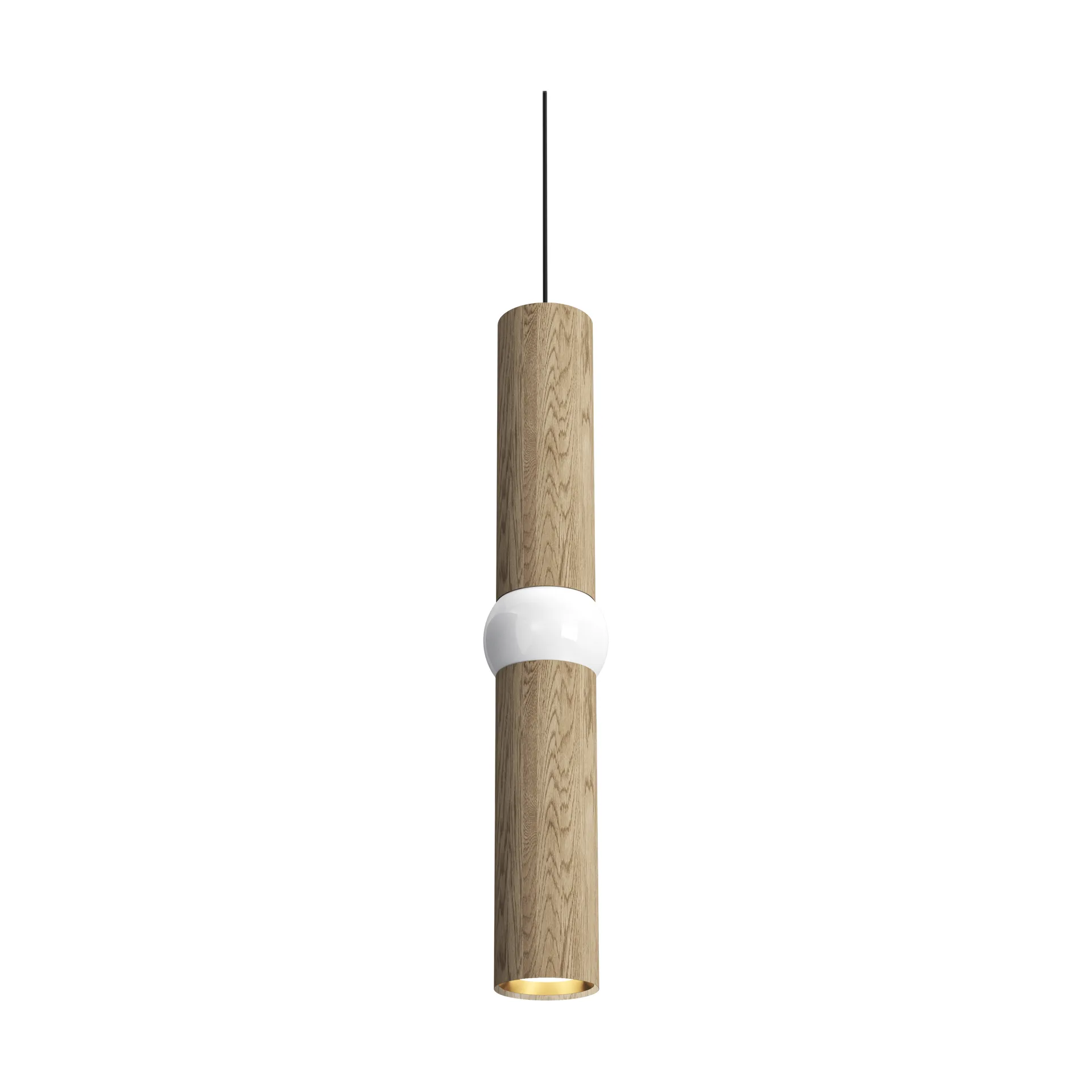 Lightbone lampada a sospensione, Medium 53,8 cm, rovere naturale Oblure